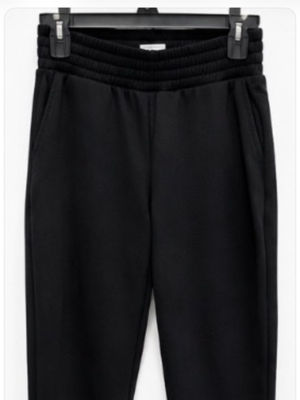 BCG Black Performance Athletic Jogger Pants Womens XL Ankle Zip 026 08 1621